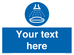 Custom start water spray in launch sequence